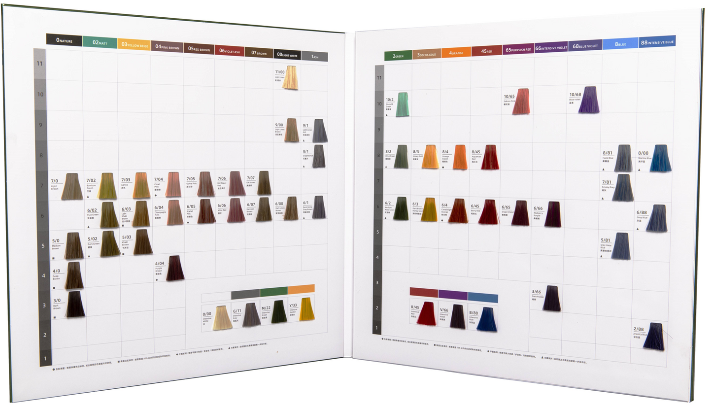 ANMU PLAIN Colour Chart