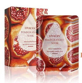 LIYALAN Pomegranate Facial Mask (Rejuvenates/Soothes/Firms