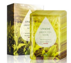 LIYALAN Green Tea Facial Mask (Anti Acne/Detoxification)