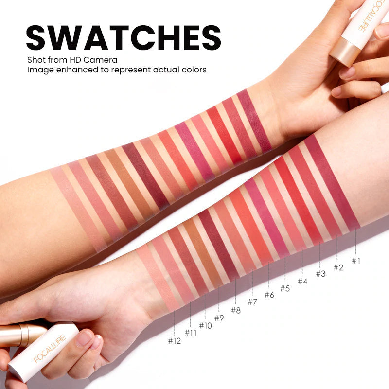 FOCALLURE Staymax Powder Matte Lipstick #07 BENEFICIAL WIND