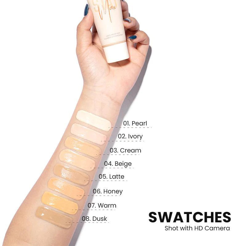 FOCALLURE Staymax Lasting Matte Foundation #01 PEARL