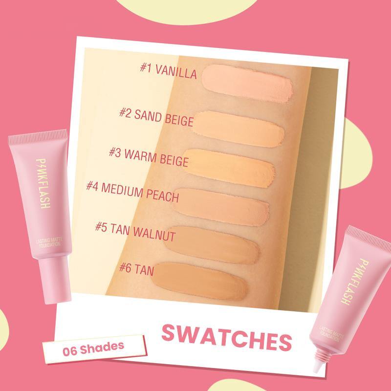 PINKFLASH Oh Myself Lasting Matte Foundation #01 VANILLA