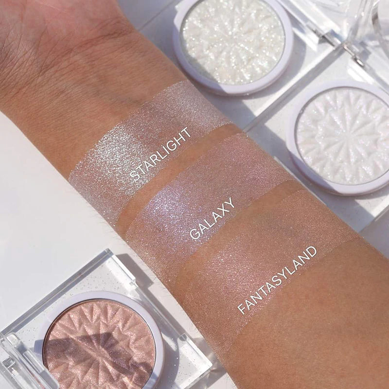 FOCALLURE Diamond Glow® Pearlescent Highlighters #02 GALAXY