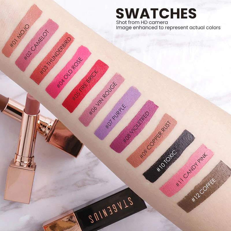 STAGENIUS Lasting Matte Lipstick #09 Copper Rust