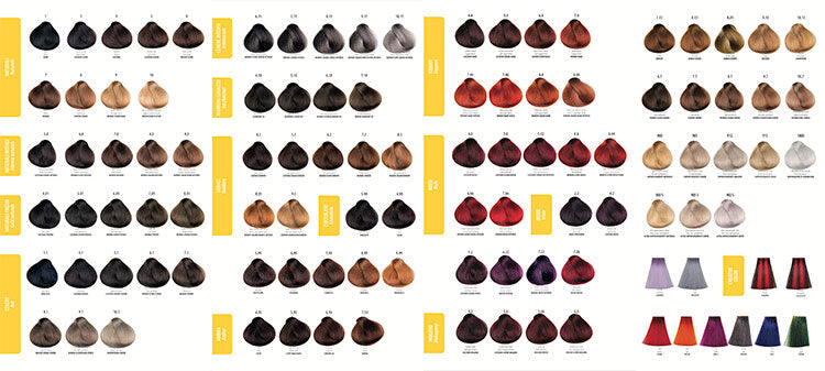 VITAEL Colour Chart