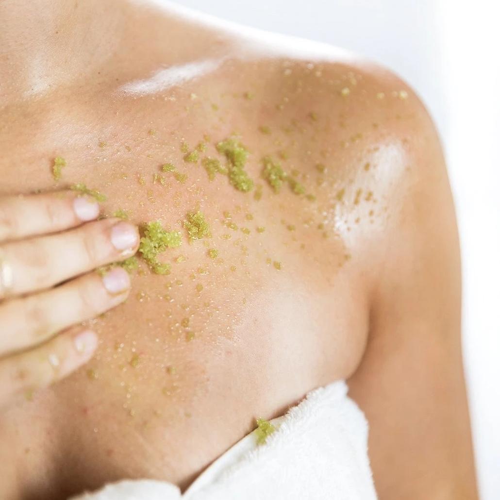 LIYALAN Matcha Green Tea Scrub