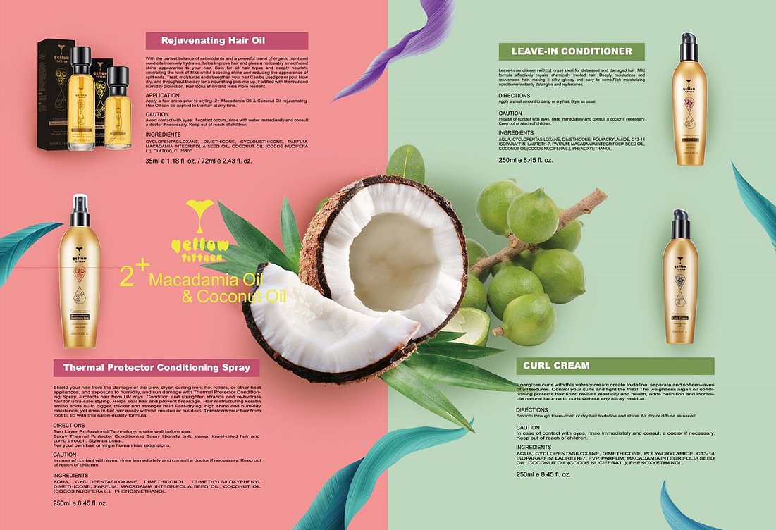 2+ Macadamia Oil & Coconut Oil Smooth Silk Max Shampoo 250ml