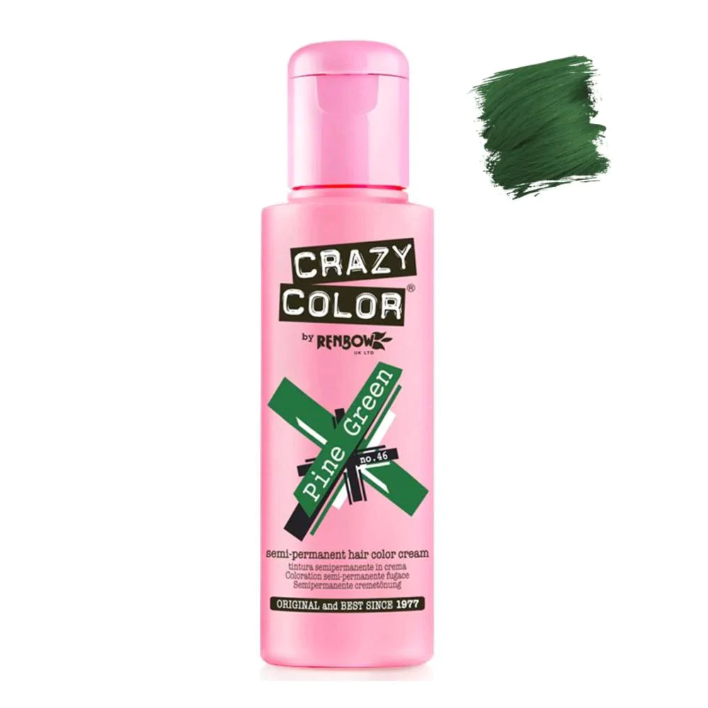 CRAZY COLOR Semi Permanent Pine Green #046