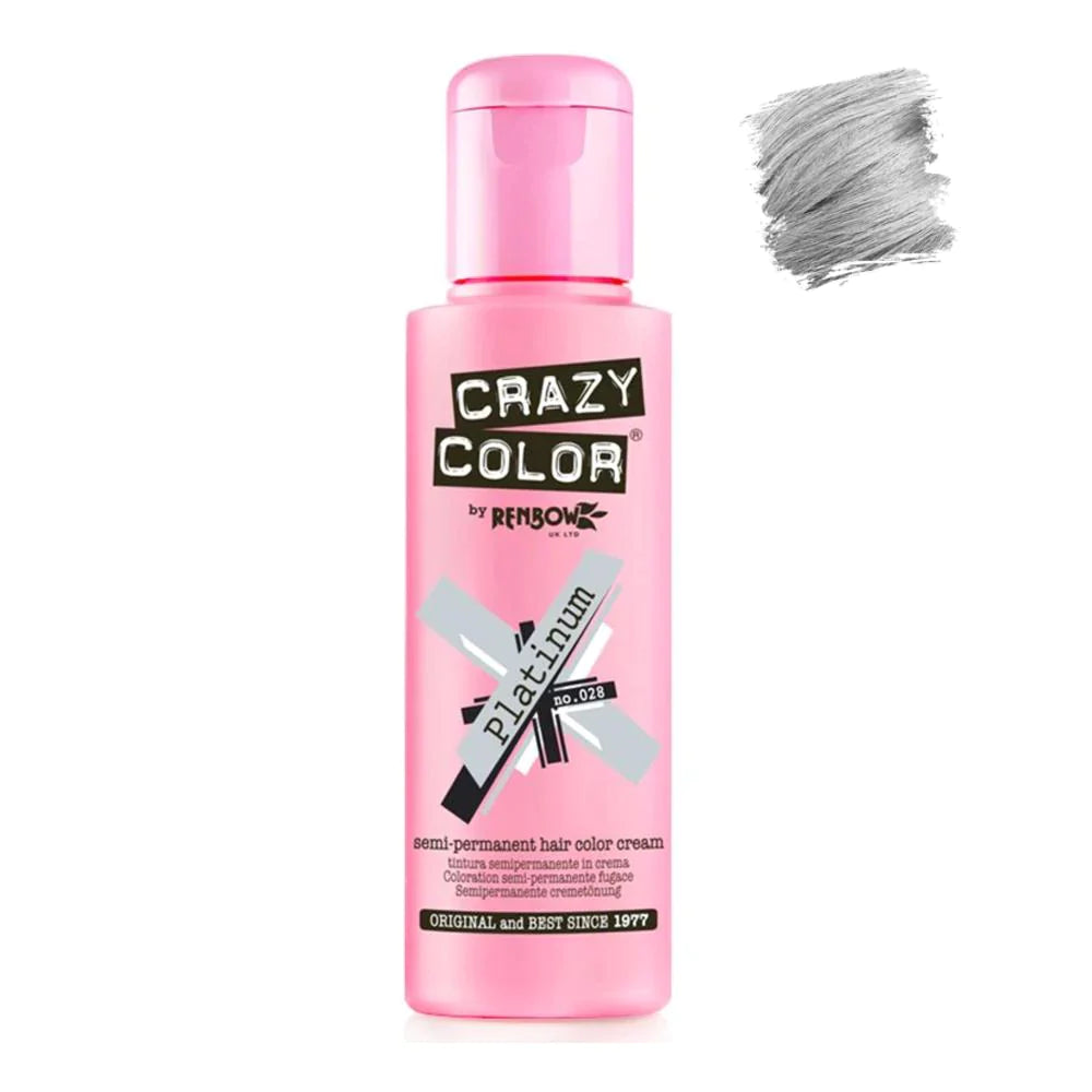 CRAZY COLOR Semi Permanent Platinum #028