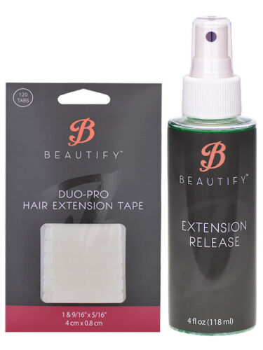 BEAUTIFY Duo Pro Hair Extension Tape and Extension Release Duo
