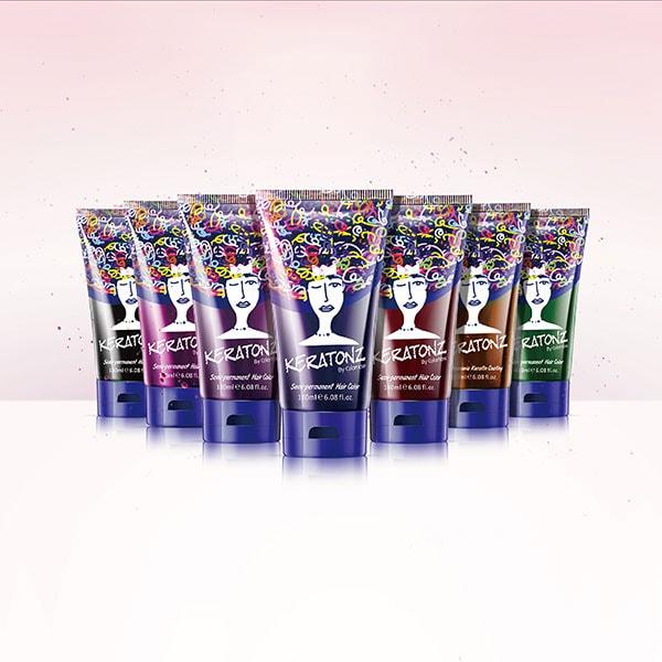 KERATONZ Semi-Permanent Hair Color Plum