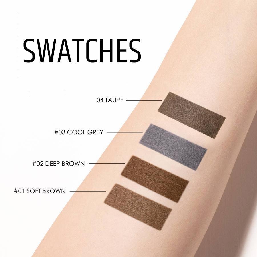 FOCALLURE Artist Sketch Triangular Tip Auto Brow Pen #1 Soft Brown