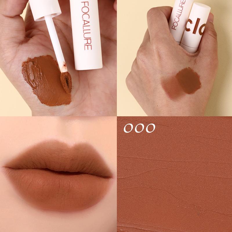 FOCALLURE Velvet Matte Lip Clay #000