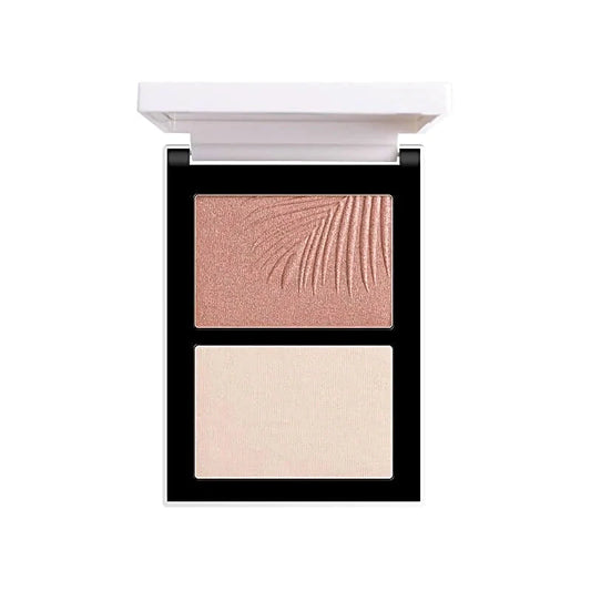 FOCALLURE Sculpt Glow® Contour & Highlight Palette #04 Rose Gold and Pearl