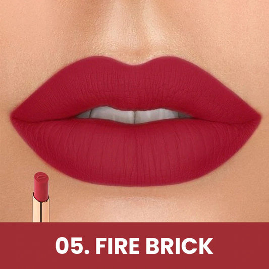 STAGENIUS Lasting Matte Lipstick #05 Fire Brick