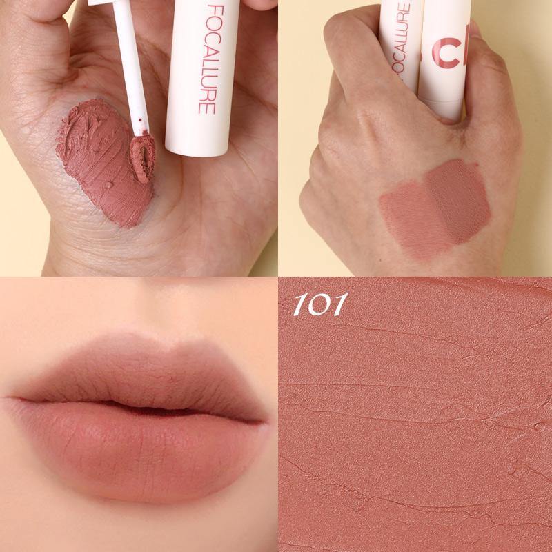 FOCALLURE Velvet Matte Lip Clay #101