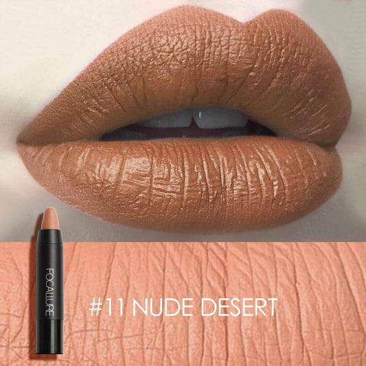FOCLLURE Matte Lip Crayon #11 NUDE DESERT