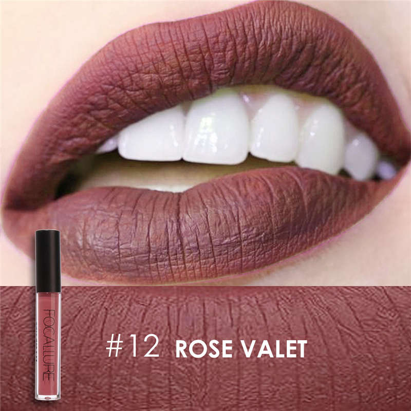 FOCALLURE Ultra Chic Lips Matte Lipstick #12 ROSE VALET