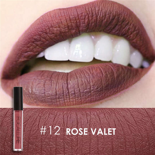 FOCALLURE Ultra Chic Lips Matte Lipstick #12 ROSE VALET