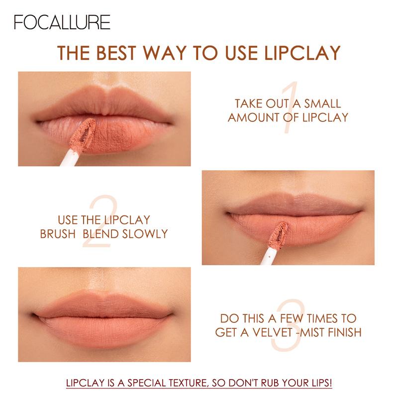 FOCALLURE Velvet Matte Lip Clay #302