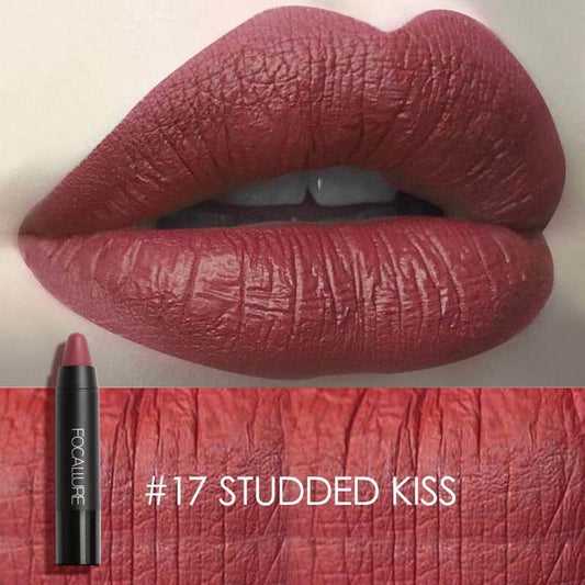 FOCLLURE Matte Lip Crayon #17 STUDDED KISS