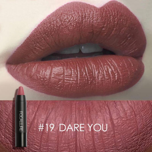FOCLLURE Matte Lip Crayon #19 DARE YOU