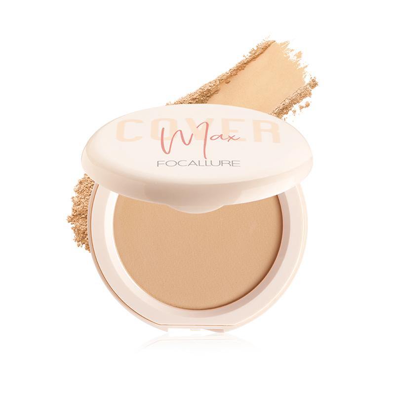 FOCALLURE Covermax® Dual-Purpose Pressed Powders #02 WARM BEIGE