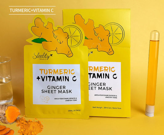 SLEEBTY Turmeric + Vitamin C Sheet Mask