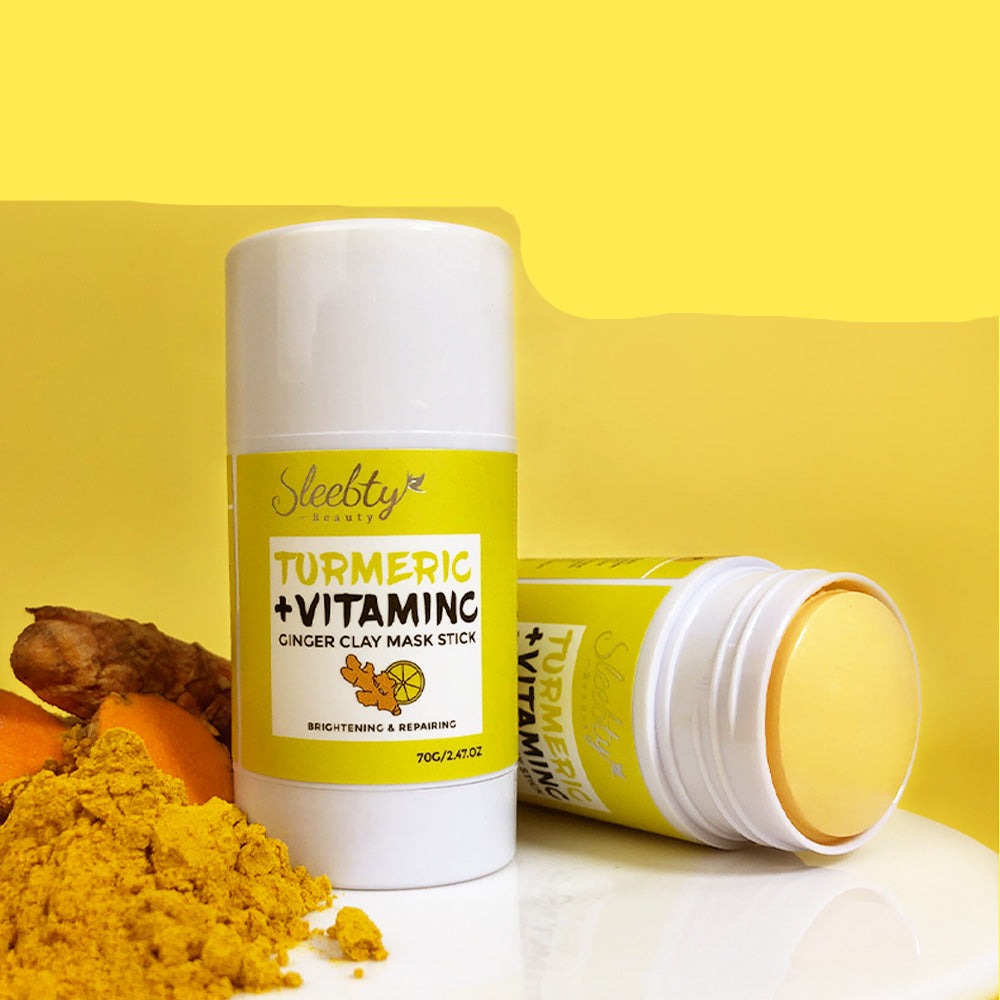 SLEEBTY BEAUTY Turmeric + Vitamin C Clay Mask Stick