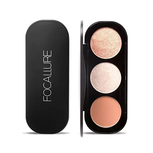 FOCALLURE Face Trio Palette #02
