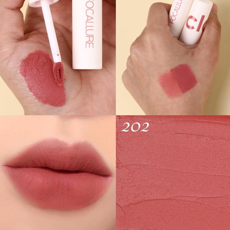 FOCALLURE Velvet Matte Lip Clay #202