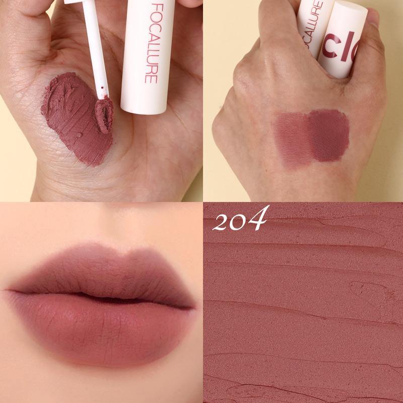 FOCALLURE Velvet Matte Lip Clay #204