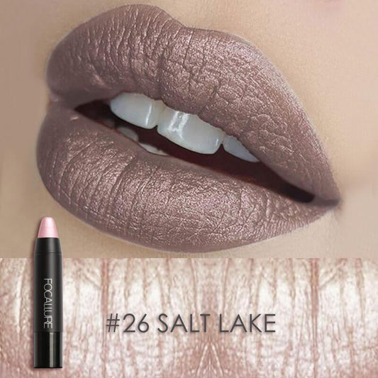FOCLLURE Matte Lip Crayon #26 SALT LAKE