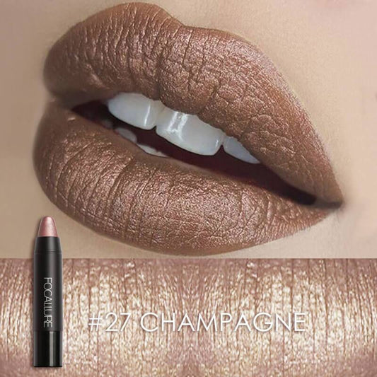FOCLLURE Matte Lip Crayon #27 CHAMPAGNE