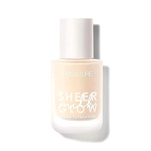 FOCALLURE Sheer Glow Milk Liquid Foundation #3 ALABASTER