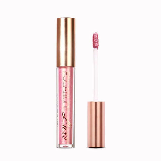 FOCALLURE Luxe Metallic Liquid Lipstick #40 ROSE