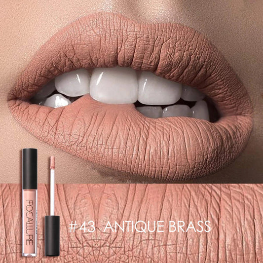 FOCALLURE Ultra Chic Lips Matte Lipstick #43 ANTIQUE BRASS