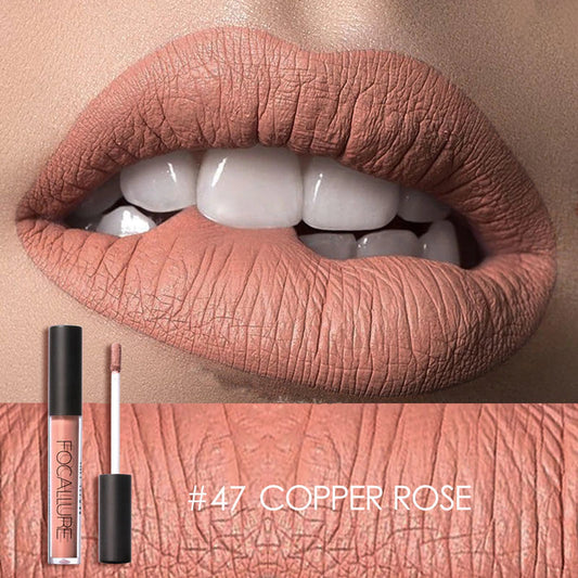 FOCALLURE Ultra Chic Lips Matte Lipstick #47 COPPER ROSE