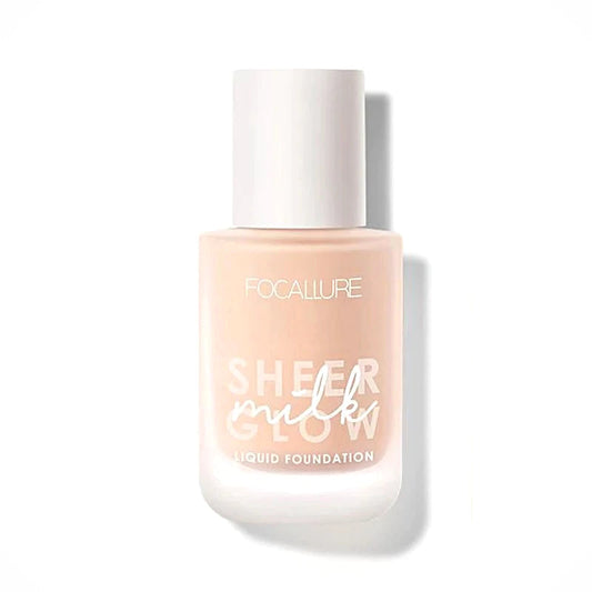 FOCALLURE Sheer Glow Milk Liquid Foundation #4 HONEY