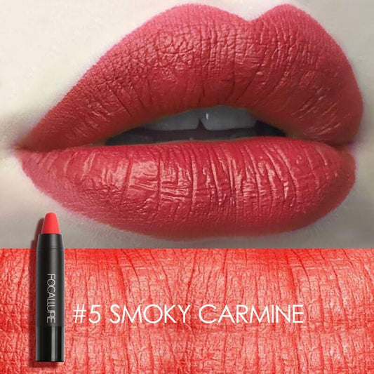 FOCLLURE Matte Lip Crayon #05 SMOKY CARMINE