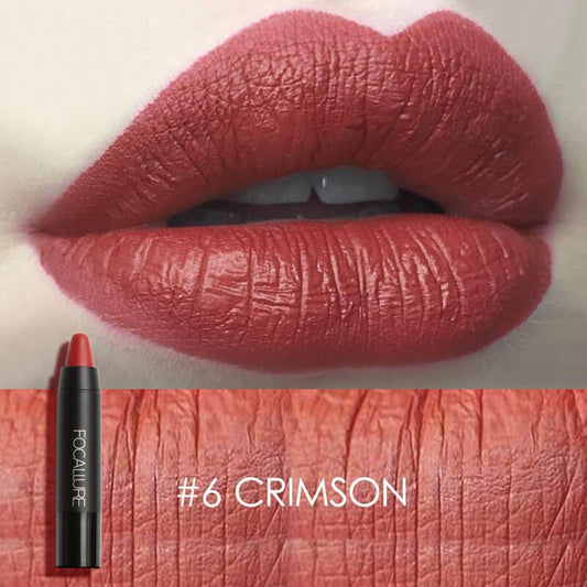 FOCLLURE Matte Lip Crayon #06 CRIMSON