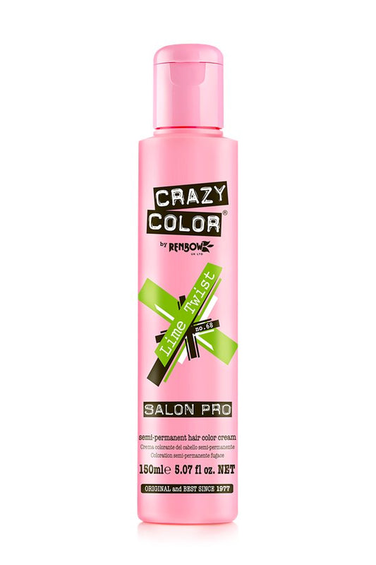 CRAZY COLOR Semi Permanent Lime Twist #68