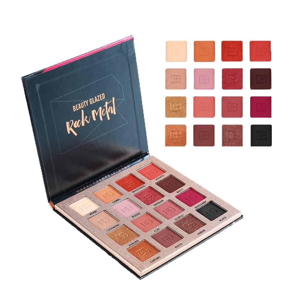 Beauty Glazed Rock Metal Palette