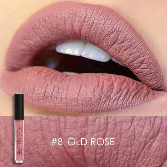 FOCALLURE Ultra Chic Lips Matte Lipstick #08 OLD ROSE