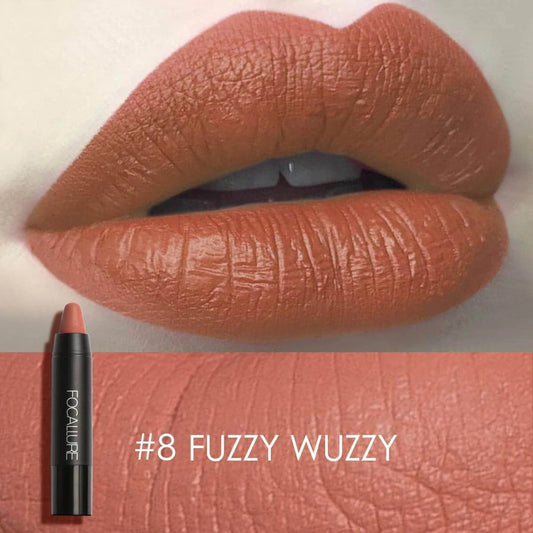 FOCLLURE Matte Lip Crayon #08 FUZZY WUZZY