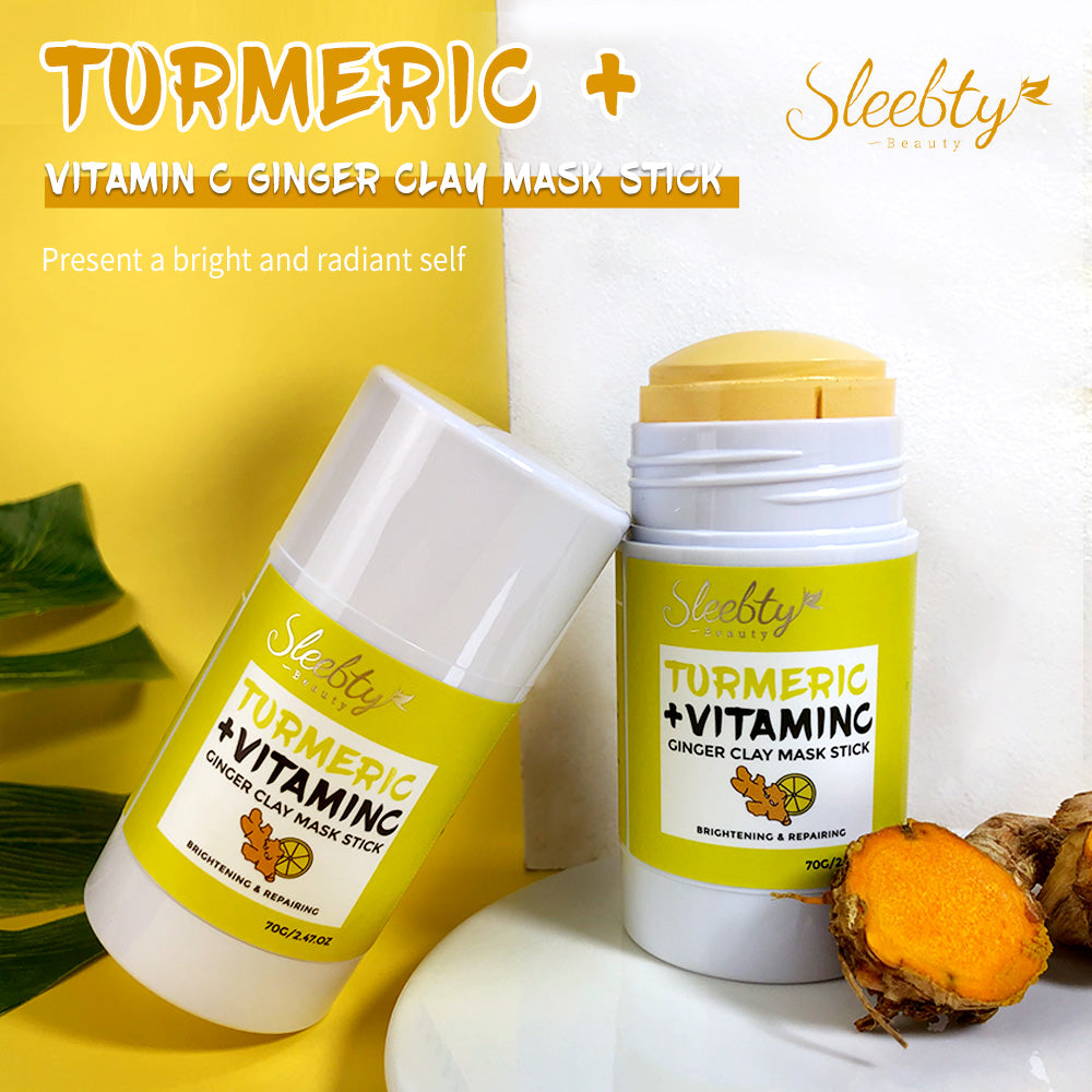 SLEEBTY BEAUTY Turmeric + Vitamin C Clay Mask Stick