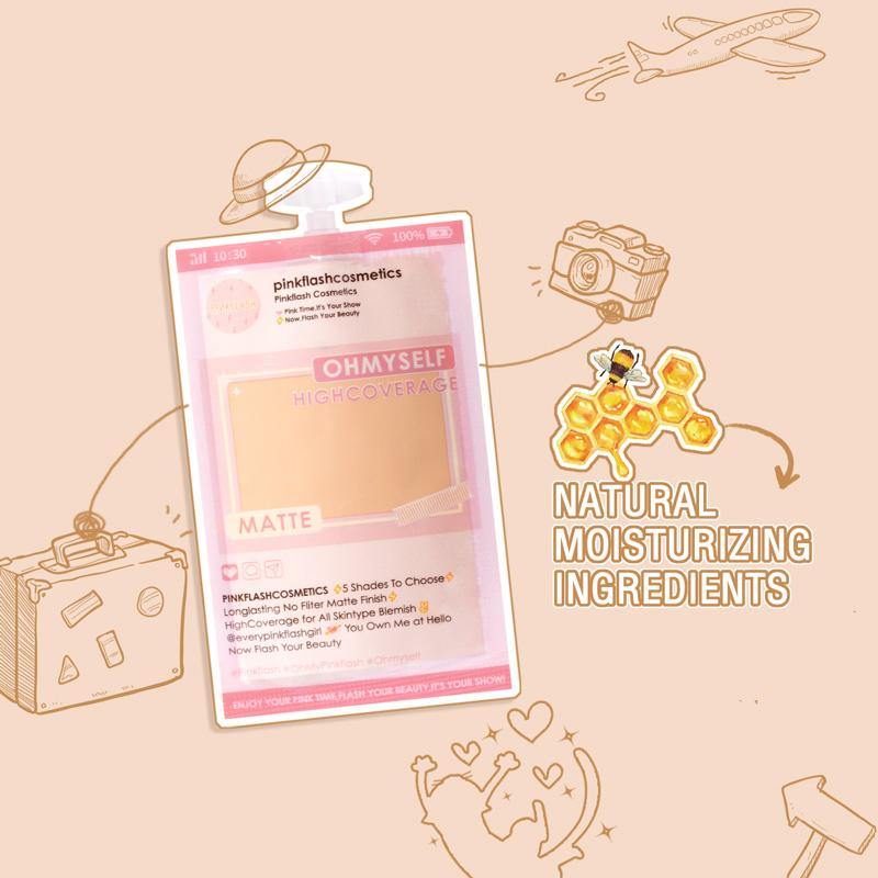 PINKFLASH Oh Myself Matte Foundation Sachet #01 VANILLA