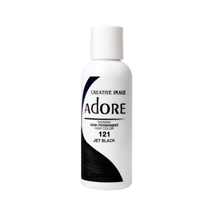 ADORE Semi Permanent Hair Colour Jet Black 118ml