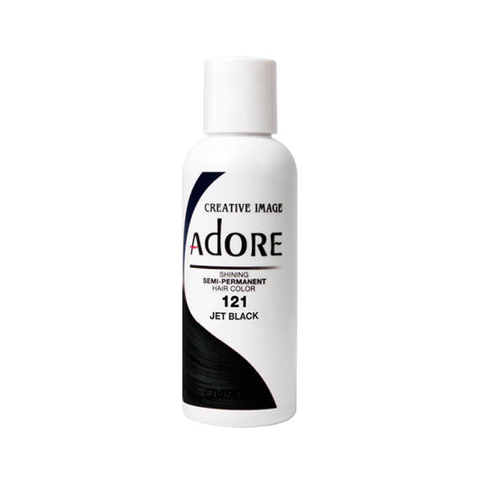 ADORE Semi Permanent Hair Colour Jet Black 118ml