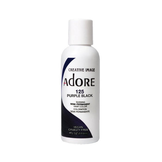 ADORE Semi Permanent Hair Colour Purple Black 118ml